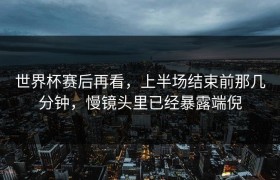 世界杯赛后再看，上半场结束前那几分钟，慢镜头里已经暴露端倪